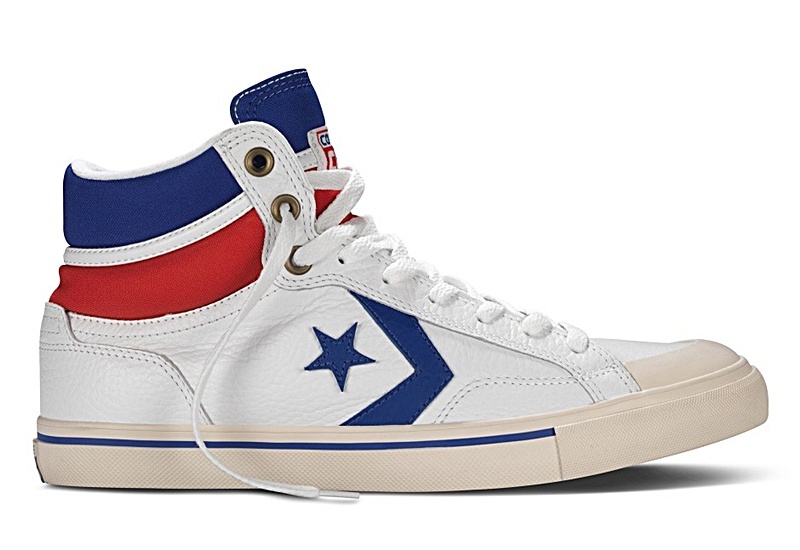 Converse rojos con best sale azul