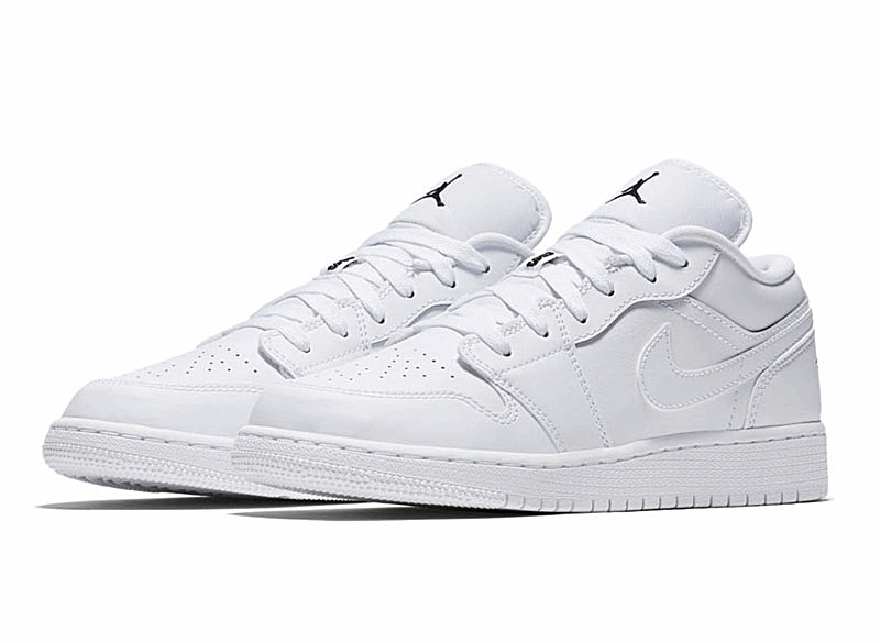 Air Jordan 1 Low (GS) Shoe "White"