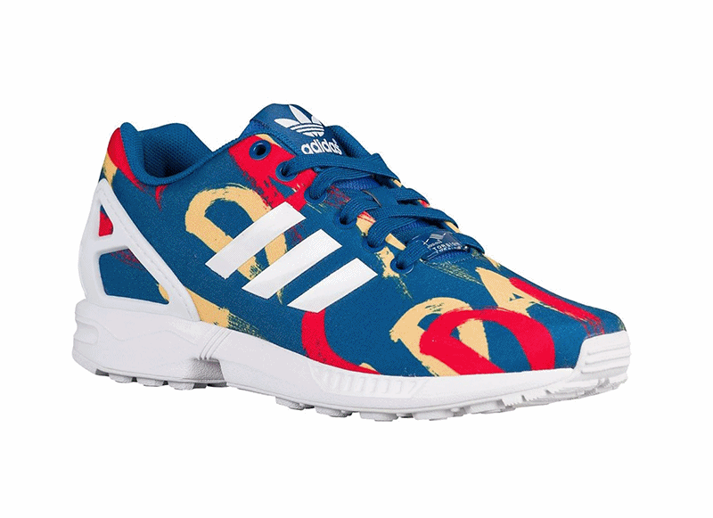 Adidas Originals ZX Flux W Paris azul blanco rojo naranja