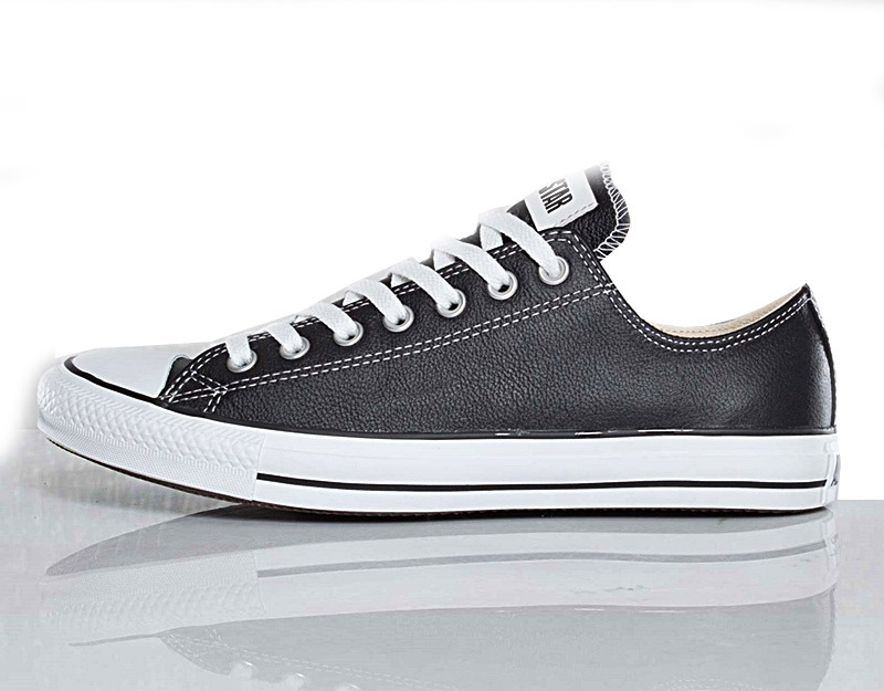 converse negro de cuero converse negro de cuero