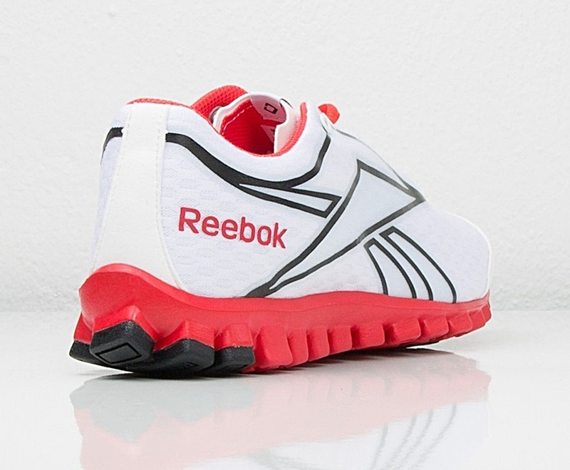 Reebok Mujer Realflex Optimal 4.0 blanco rojo negro