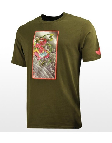 Adidas Camiseta BJ Patch M (verde oliva)