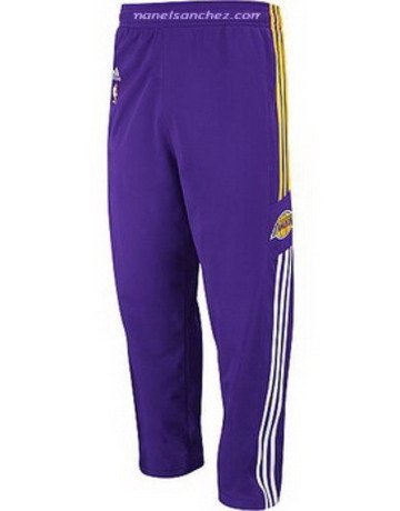 Adidas Pantalón Lakers  (pupura/amarillo)