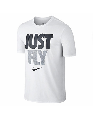 Nike Camiseta "Just Fly" (100/blanco/negro)