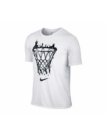 Nike Camiseta Net Flame (100/blanco/negro)