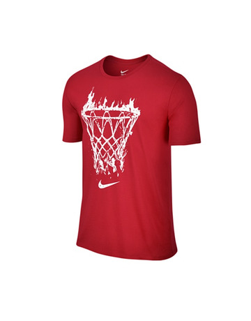 Nike Camiseta Net Flame (657/rojo/blanco)