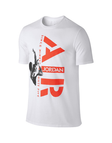 Jordan Camiseta Air Jordan "Since 1985" (101/blanco/hipernaranja)