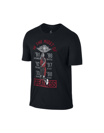 Jordan Camiseta In The Midst Of Greatness (010/negro/rojo/blanco)
