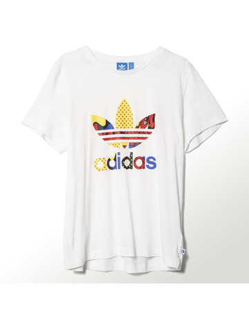 Adidas Originals Camiseta Super Logo Rita Ora (blanco)
