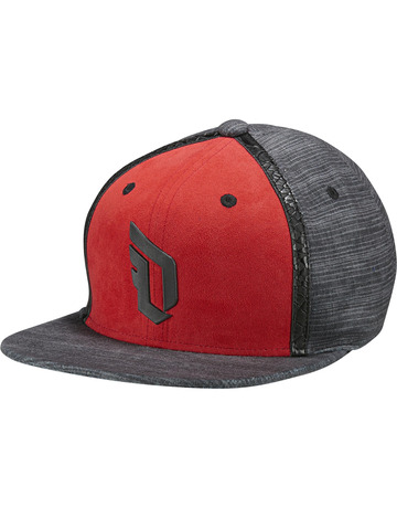 Adidas D Lillard Snapback (negro/rojo)