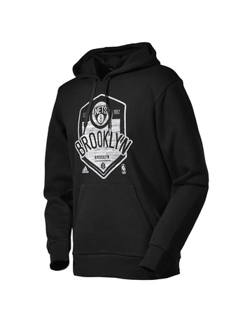 Adidas Sudadera Graphics Team Brooklyn Nets (negro/blanco)