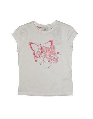 Adidas Camiseta Butterfly YG (blanco)