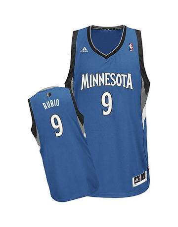 Adidas Camiseta Réplica Ricky Rubio Minesota (azul/blanco)
