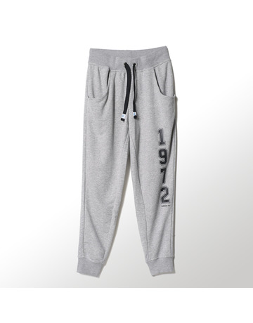 Adidas Originals Pantalón Mujer Logo Essentials Baggy (gris)