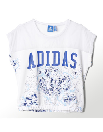 Adidas Originals Camiseta Mujer London Logo (negro/azul)