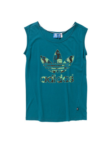 Adidas Originals Camiseta Mujer Hawaii Logo (verde)