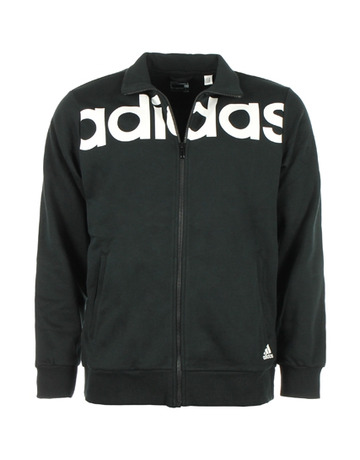 Adidas Sudadera Hombre Sport Liner Track Top FZ (negro/blanco)