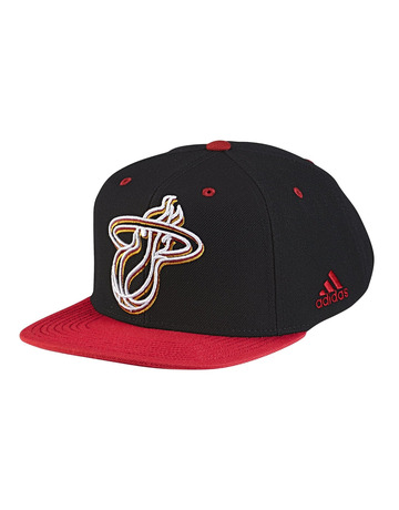 Adidas NBA Gorra Miami Heat (negro/granate/blanco)