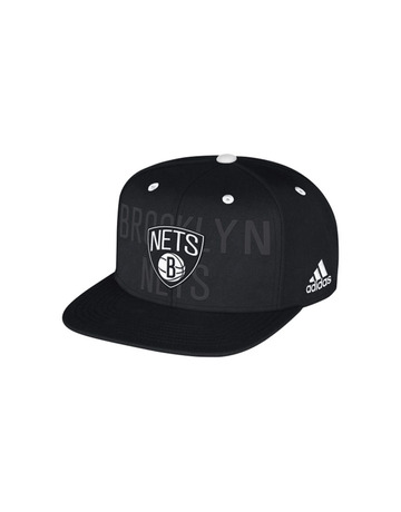 Adidas NBA Gorra Brooklyn Nets Anthem Hat (negro/blanco)