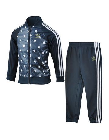 Adidas Originals Chándal Infantil Superstar (azul petroleo/blanco)