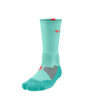 Calcetines Nike Hyper Elite Basket Crew (309/turquesa/verde/coral)