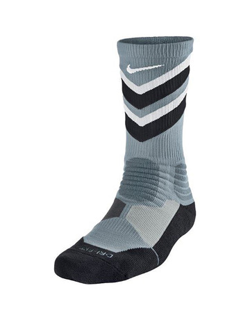 Calcetines Nike Hyper Elite Chase Crew (004/gris/negro/blanco)