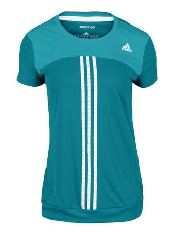 Adidas Camiseta Padel W Response Tee (verde menta/blanco)