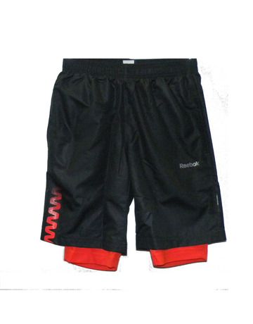 Reebok Short Tight Niño Zig (gris oscuro/naranja)