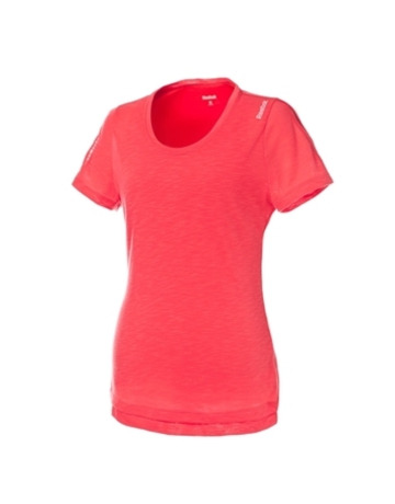 Reebok Camiseta Doble SWL LAY TEE (Coral)