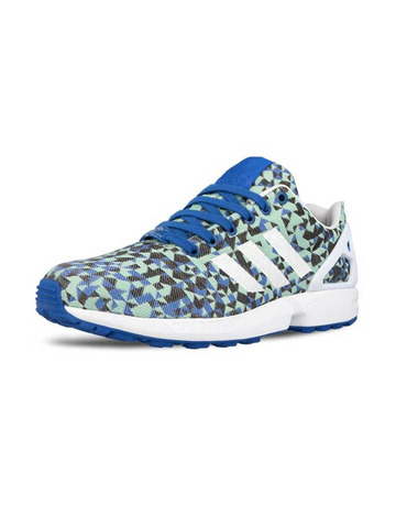 Adidas Originals ZX Flux Weave "Xanh Xanh" (verde/azul/negro/blanco)