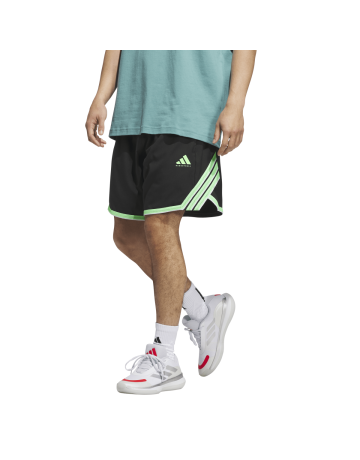 Short Basket Adidas Crazylite  "Black-Lime Burst"