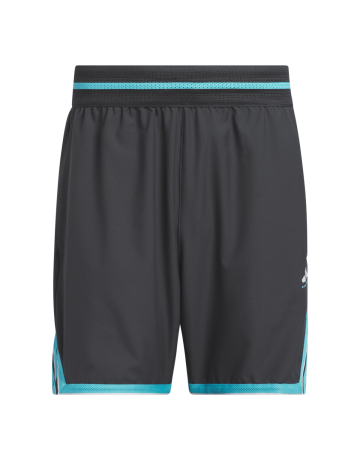 Short Basket Adidas Crazylite "Carbon-Lucid Cyan"