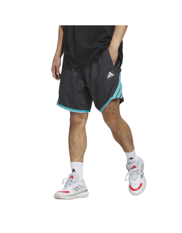 Short Basket Adidas Crazylite "Carbon-Lucid Cyan"