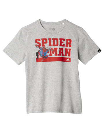 Adidas Camiseta Youth Marvel Spiderman (medium grey heather)