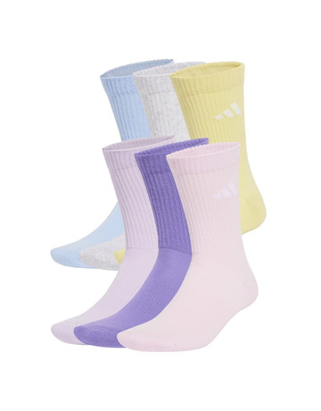 Adidas Cushioned Crew Socks 6 Pairs "violet fusion"