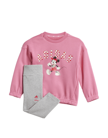 Adidas Disney Minnie Mouse Jogger Set "Pink"