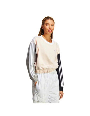 Adidas Essentials 3-Stripes Crop Sweatshirt