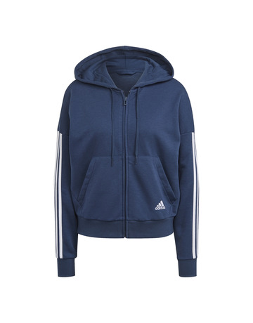 Adidas Essentials Cut 3-Stripes Full-Zip Hoodie