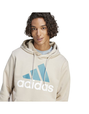 Adidas Essentials Fleece Big Logo Hoodie "Beige"