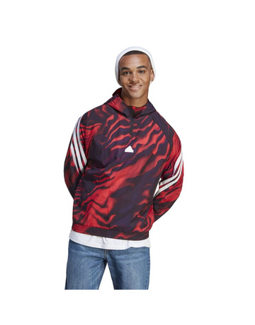 Adidas Future Icons Allover Print Hoodie"Brired"