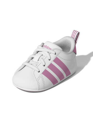 Zapatillas Bebé Adidas Grand Court Crib "White-Pink"