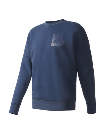 Adidas ID Snow Wash Crew Fleece (Navy)
