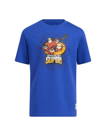 Adidas Junior Basketball Disney Pixar Incredibles T-Shirt "Bold Blue"
