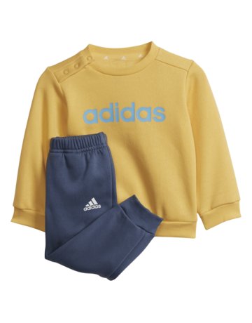 Adidas Infants Essentials Lineage Tracksuit Set "Semi Spark-Blue burst"