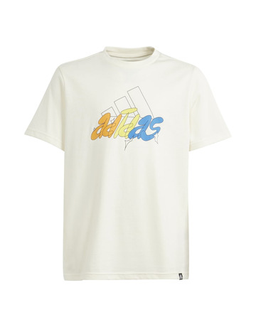 Adidas Junior Illustrated Graphic T-Shirt  "White"