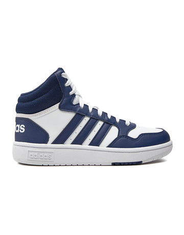 Adidas Kids Hoops 3.0 Mid "White Navy"