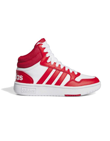 Adidas Kids Hoops 3.0 Mid "White-Red"