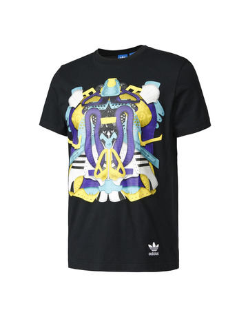 Adidas Originals Shoe Montage Tee (black / Multicolor)