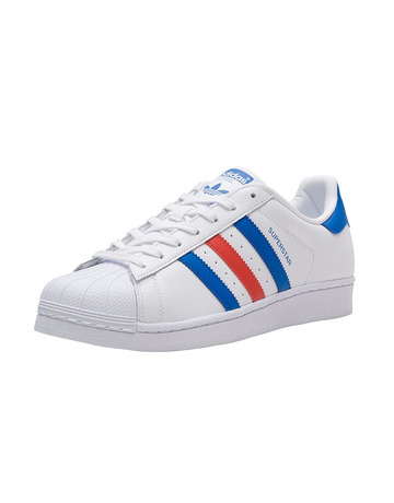 Adidas Originals Superstar Foundation (White/Blue/Red)