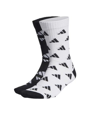 Adidas Performance 3-Stripes Graphic Sport Socks 2 Pairs
